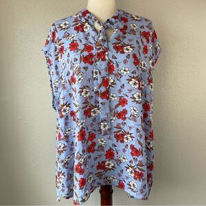 NWT Bar III Floral Top Size 2X